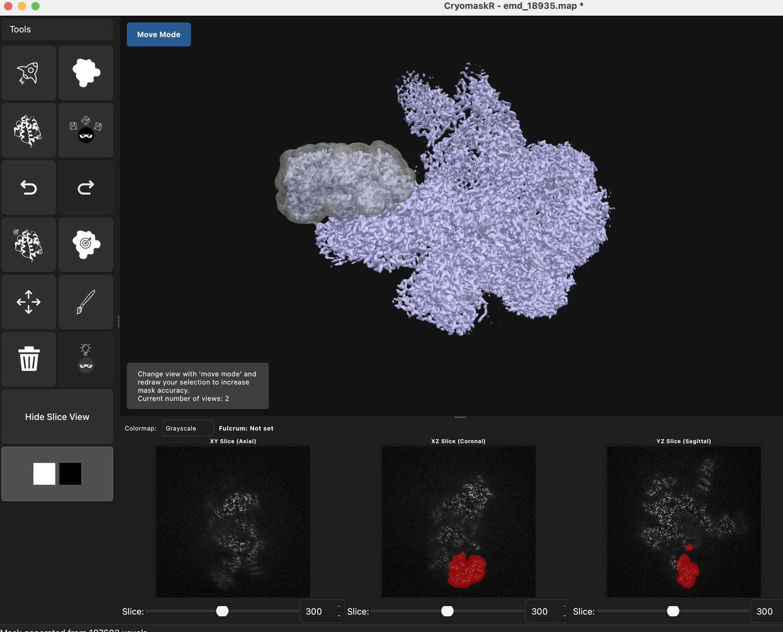 CryomaskR Interface