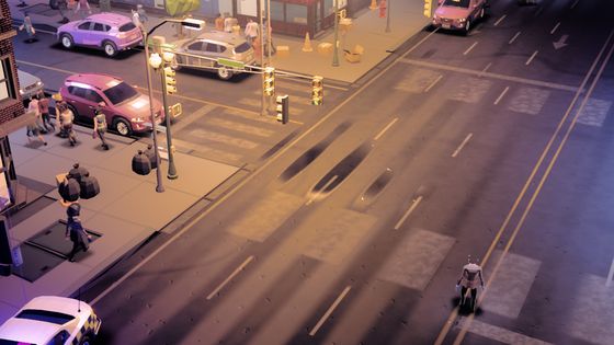 Downtown intersection